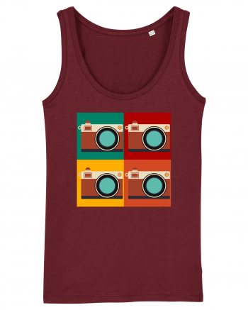 Aparat Foto Retro Vintage Burgundy
