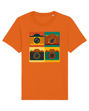 Aparat Foto Retro Vintage Bright Orange