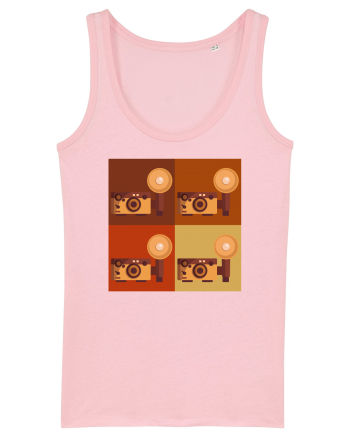 Aparat Foto Retro Vintage Cotton Pink