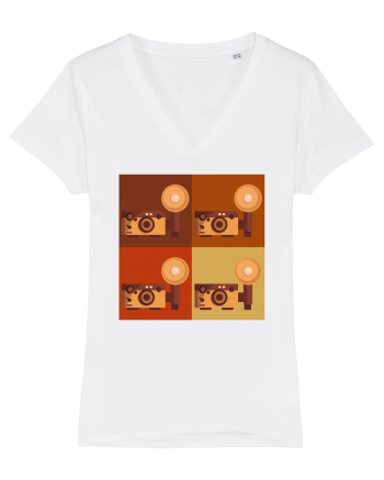 Aparat Foto Retro Vintage White