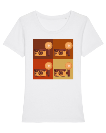 Aparat Foto Retro Vintage White