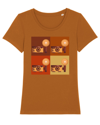 Aparat Foto Retro Vintage Roasted Orange