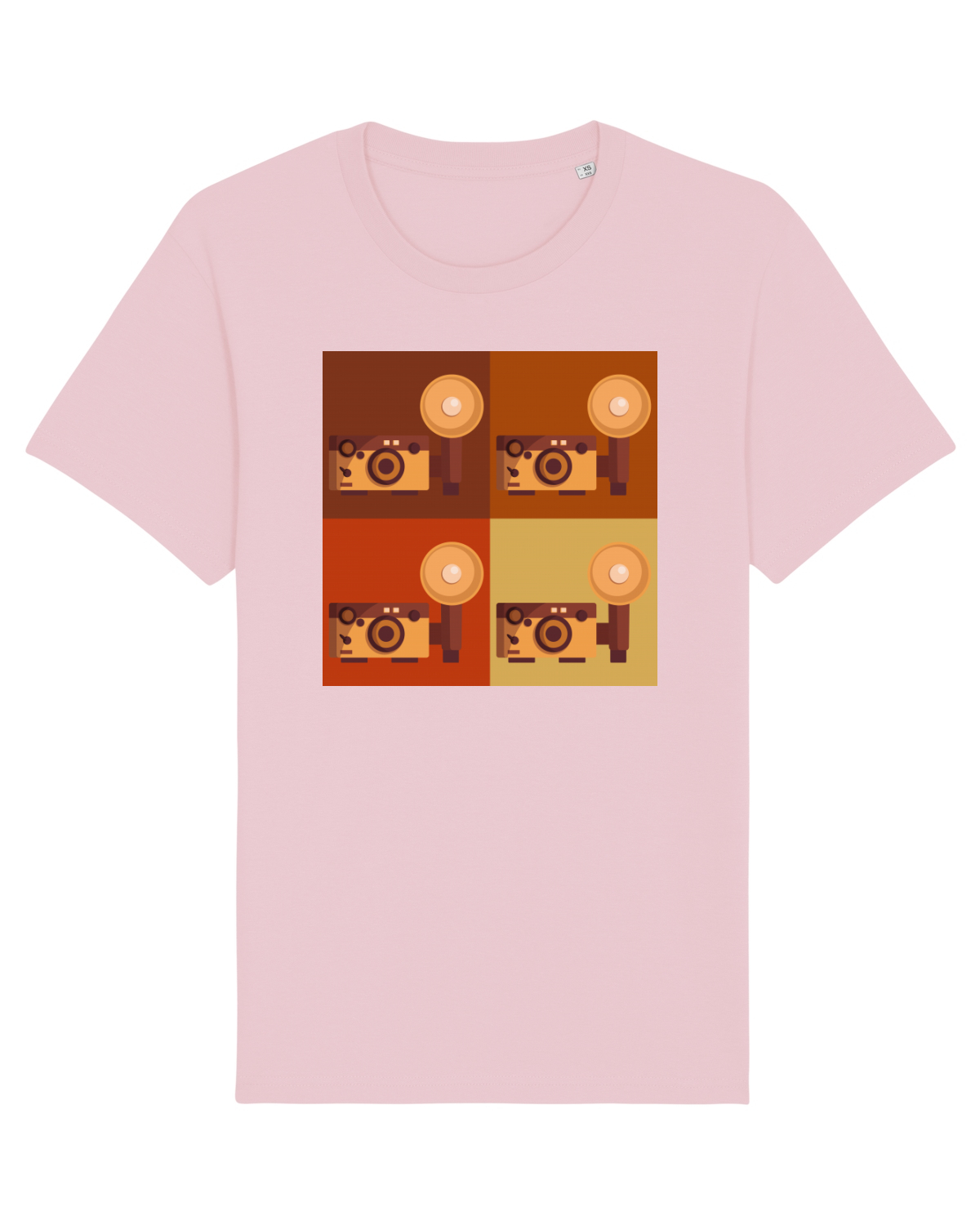 Tricou mânecă scurtă Unisex Rocker Cotton Pink