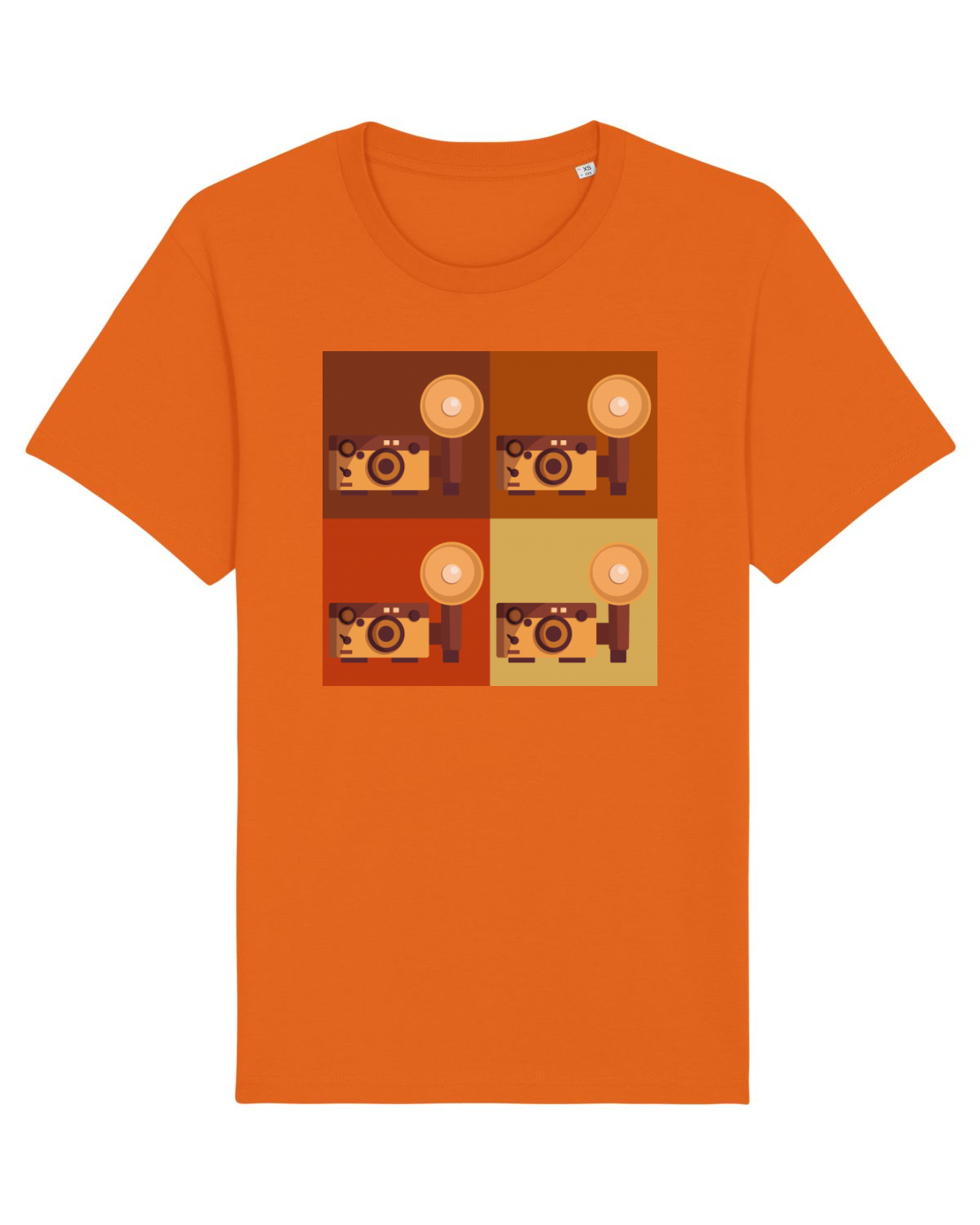 Tricou mânecă scurtă Unisex Rocker Bright Orange