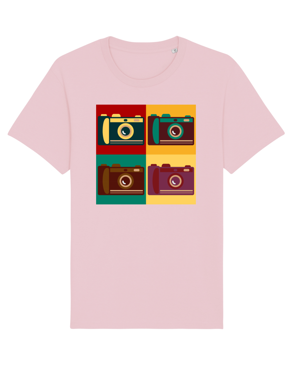 Tricou mânecă scurtă Unisex Rocker Cotton Pink