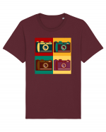 Aparat Foto Retro Vintage Tricou mânecă scurtă Unisex Rocker