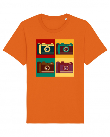 Aparat Foto Retro Vintage Bright Orange