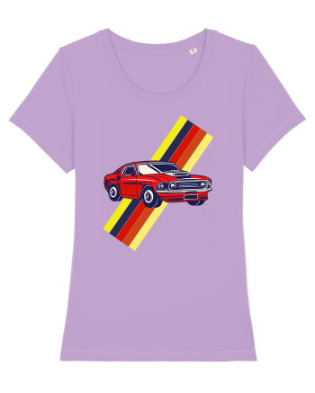 Retro Muscle Car Lavender Dawn