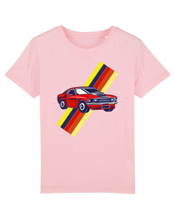 Retro Muscle Car Cotton Pink