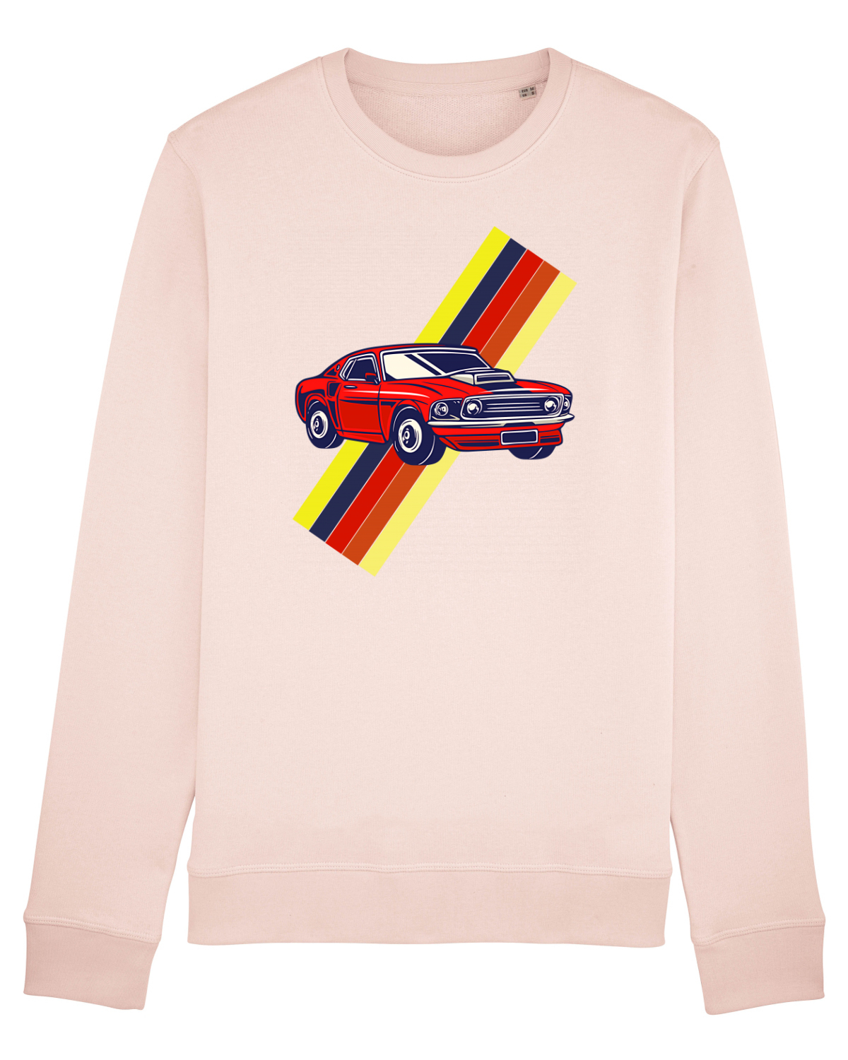 Bluză mânecă lungă Unisex Rise Candy Pink