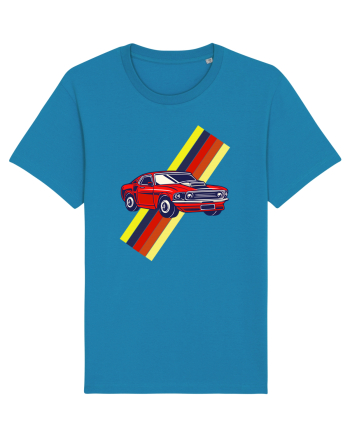 Retro Muscle Car Azur