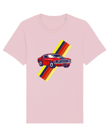 Retro Muscle Car Cotton Pink