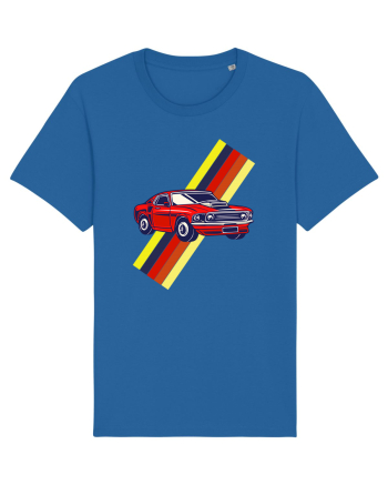 Retro Muscle Car Royal Blue
