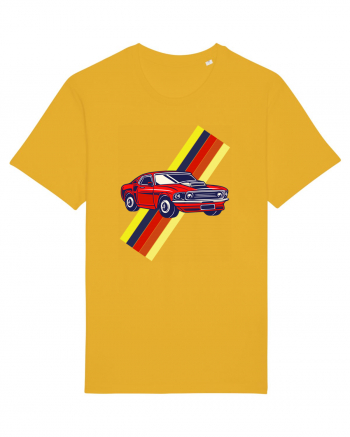 Retro Muscle Car Spectra Yellow
