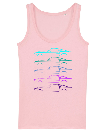 Retro Muscle Car Cotton Pink