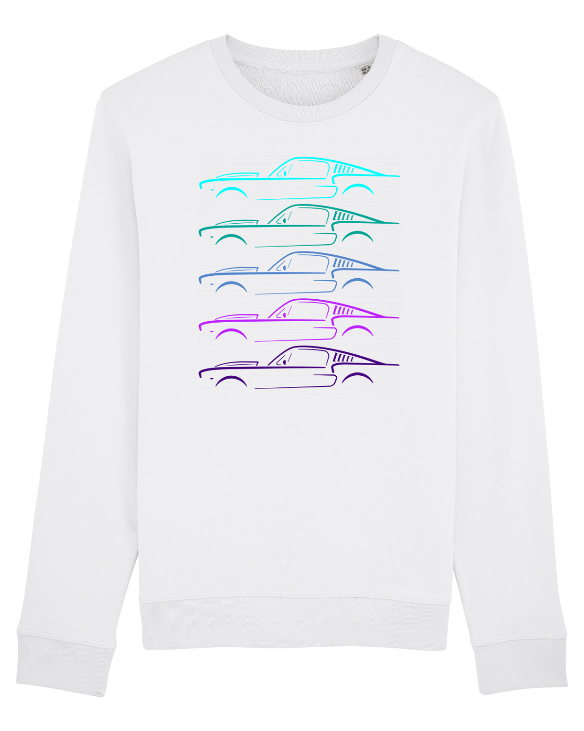 Bluză mânecă lungă Unisex Rise White