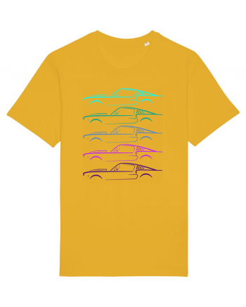 Retro Muscle Car Spectra Yellow