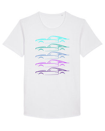 Retro Muscle Car White