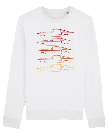 Retro Muscle Car White