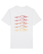 Retro Muscle Car Tricou mânecă scurtă Unisex Rocker