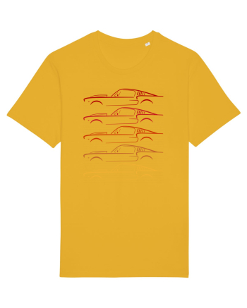 Retro Muscle Car Spectra Yellow