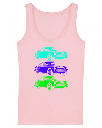 Retro Muscle Car Cotton Pink