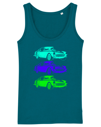 Retro Muscle Car Ocean Depth