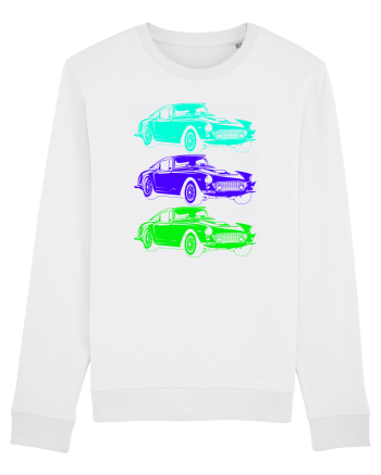 Retro Muscle Car White