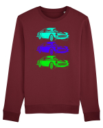 Retro Muscle Car Bluză mânecă lungă Unisex Rise