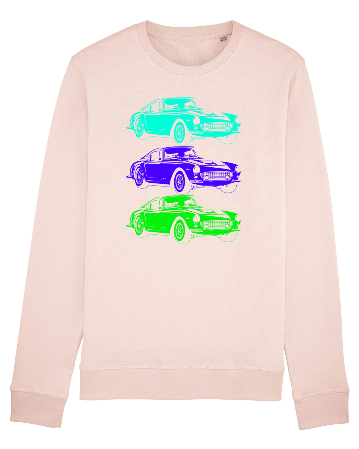 Bluză mânecă lungă Unisex Rise Candy Pink