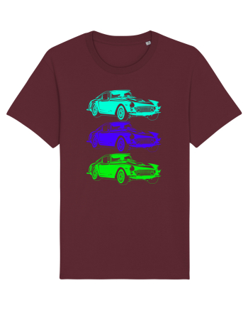Retro Muscle Car Burgundy