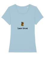 Lorem Gypsum Tricou mânecă scurtă guler larg fitted Damă Expresser