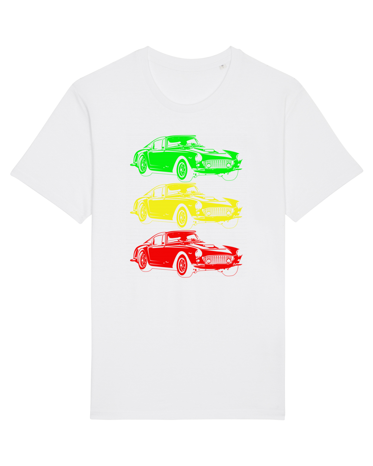 Tricou mânecă scurtă Unisex Rocker White