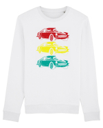Retro Muscle Car Bluză mânecă lungă Unisex Rise