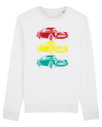 Retro Muscle Car White