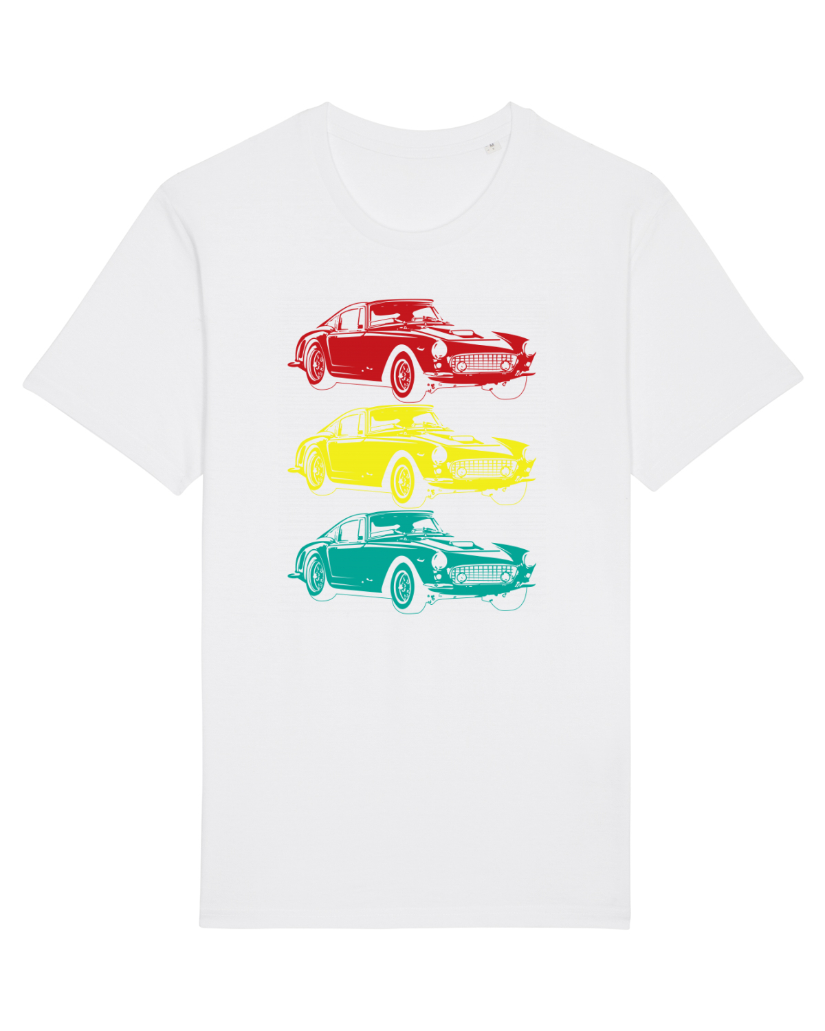 Tricou mânecă scurtă Unisex Rocker White