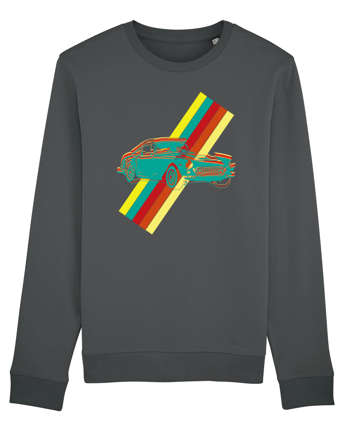 Bluză mânecă lungă Unisex Rise Anthracite