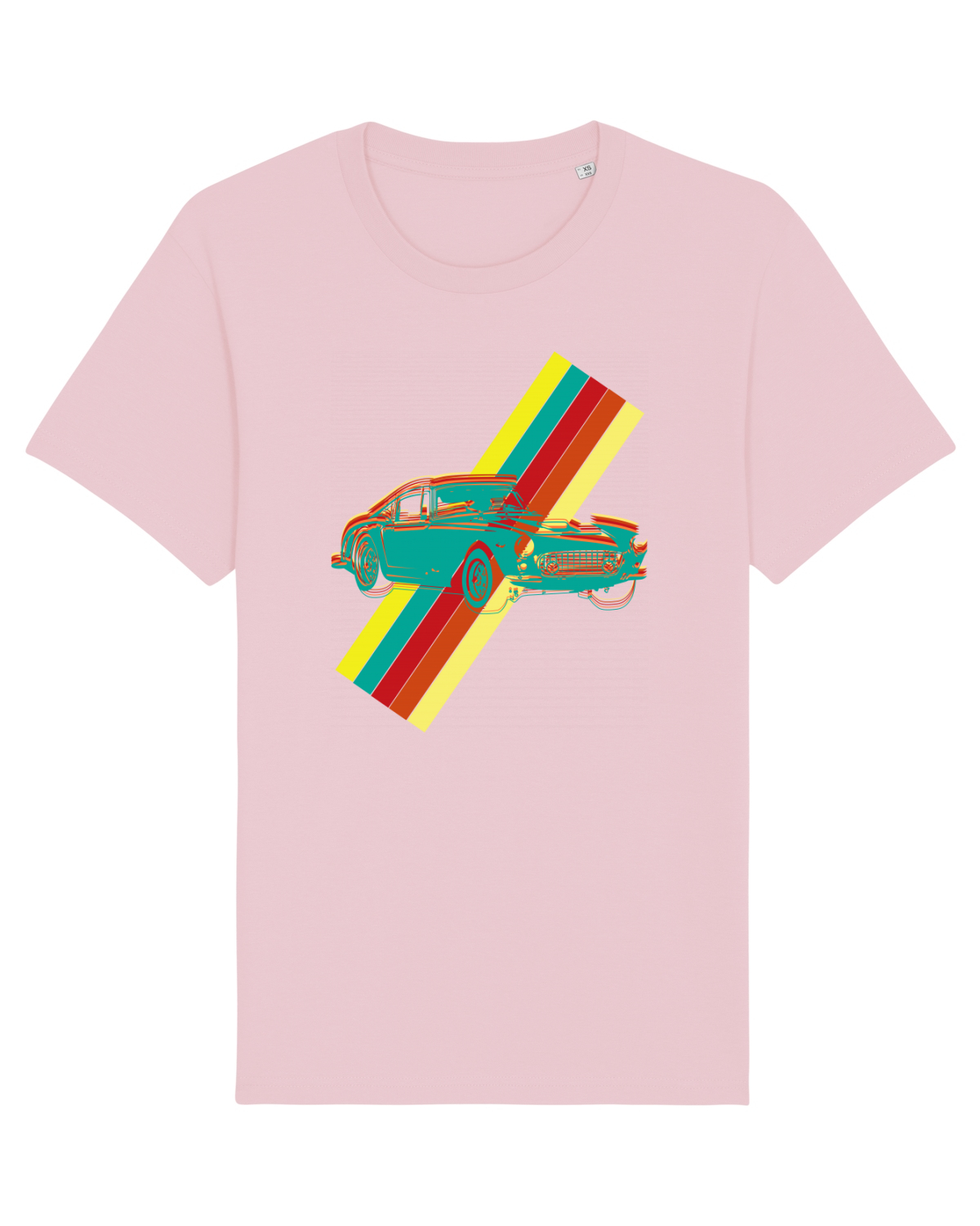 Tricou mânecă scurtă Unisex Rocker Cotton Pink