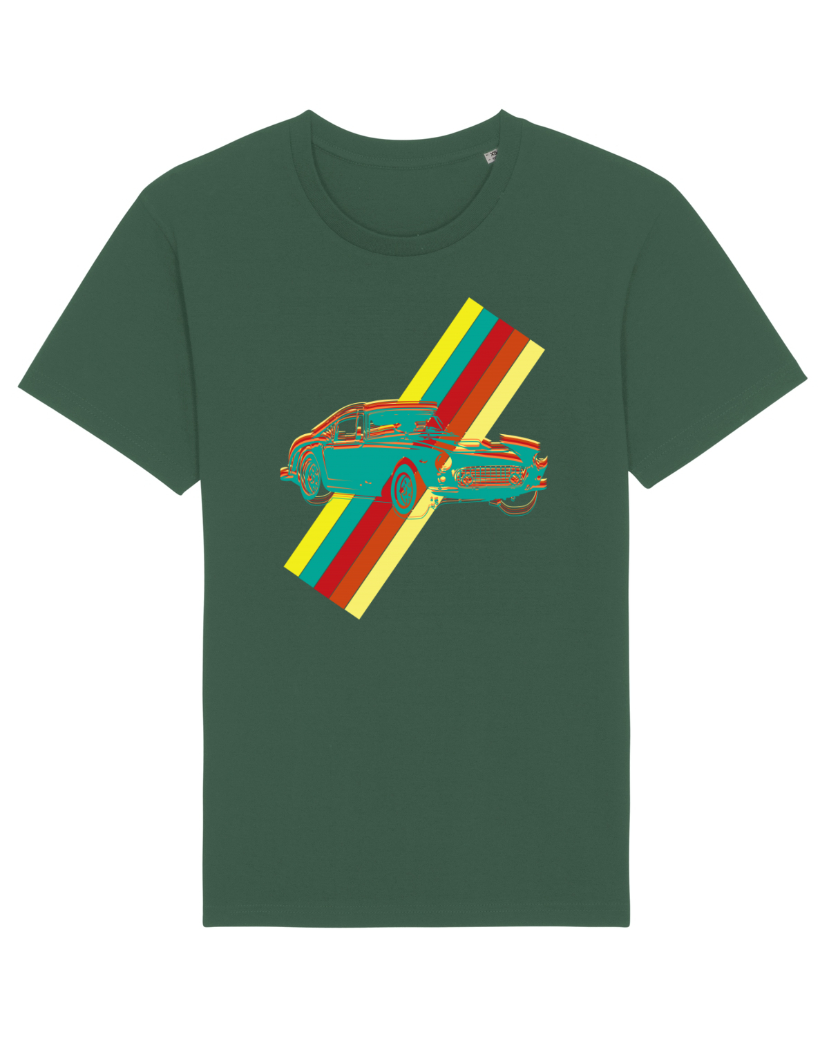 Tricou mânecă scurtă Unisex Rocker Bottle Green