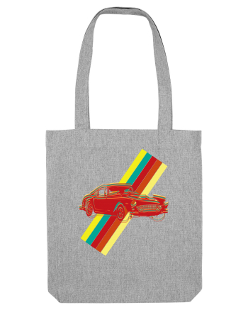 Retro Muscle Car Heather Grey