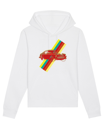 Retro Muscle Car White