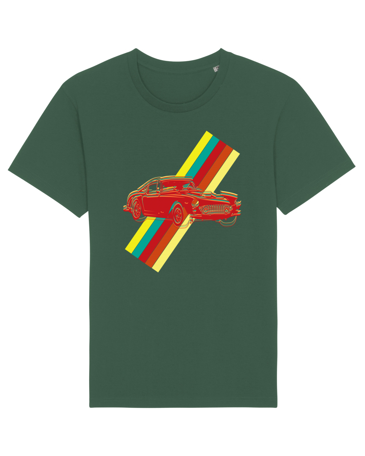 Tricou mânecă scurtă Unisex Rocker Bottle Green