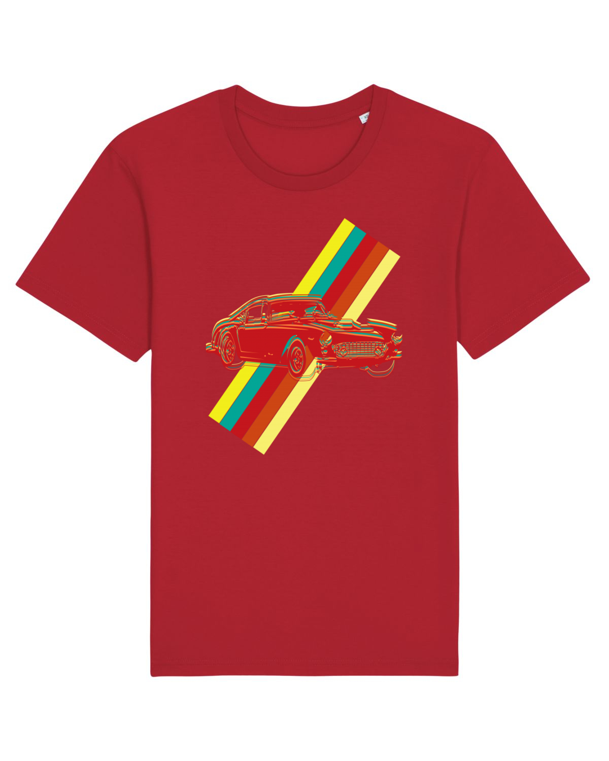 Tricou mânecă scurtă Unisex Rocker Red