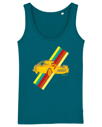 Retro Muscle Car Ocean Depth