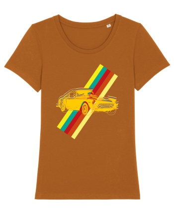 Retro Muscle Car Roasted Orange