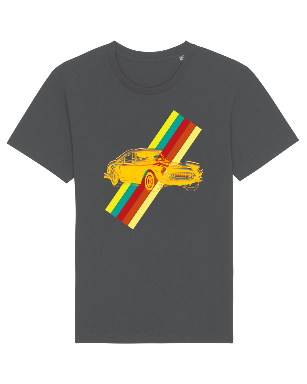 Tricou mânecă scurtă Unisex Rocker Anthracite