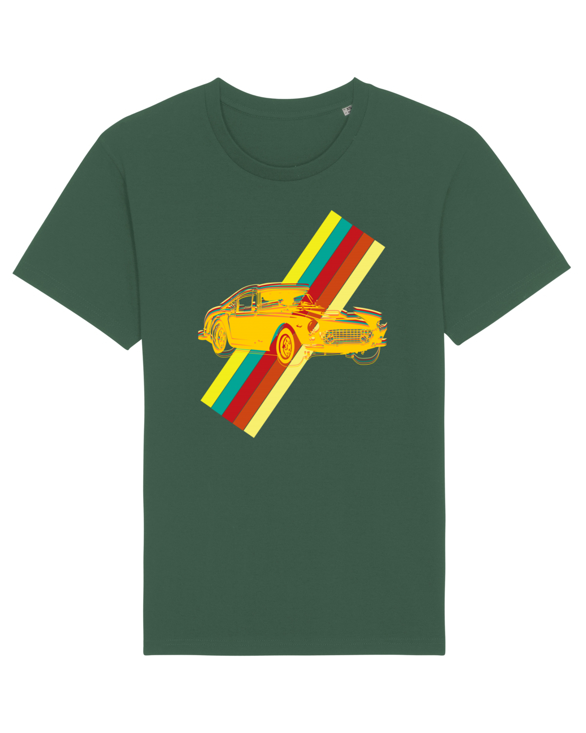 Tricou mânecă scurtă Unisex Rocker Bottle Green
