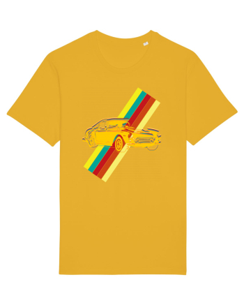 Retro Muscle Car Spectra Yellow