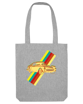 Retro Muscle Car Heather Grey