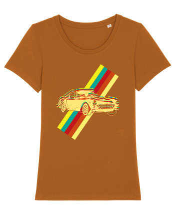 Retro Muscle Car Roasted Orange